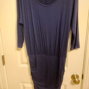 Venus Navy Scoop Neck Dress - Size M